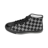 ABSTRACT M HIGH TOP X Men’s Classic High Top Canvas Shoes (Model 017)