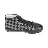 ABSTRACT M HIGH TOP X Men’s Classic High Top Canvas Shoes (Model 017)