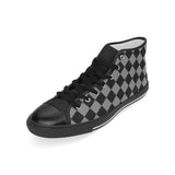 ABSTRACT M HIGH TOP X Men’s Classic High Top Canvas Shoes (Model 017)