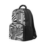 A ABSTRACT BLACK X Unisex Laptop Backpack (Model 1663)