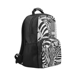 ABSTRACT BLACK X Unisex Laptop Backpack (Model 1663)