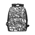 A ABSTRACT BLACK X Unisex Laptop Backpack (Model 1663)