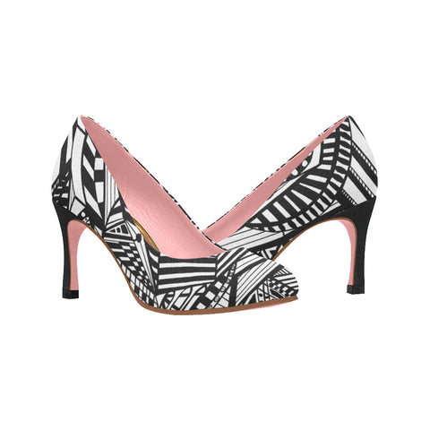 A NOCTURNAL PINK SERIES TRADITIONAL Women's High Heels (Model 048)
