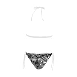 A NOCTURNAL SWIM Buckle Front Halter Bikini Swimsuit (Model S08)