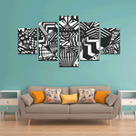 NOCTURNAL ABSTRACT Canvas Wall Art H