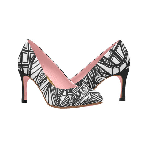 NOCTURNAL PINK SERIES TRADITIONAL Women's High Heels (Model 048)