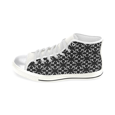 NOCTURNAL W X Women's Classic High Top Canvas Shoes (Model 017)