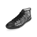 A ABSTRACT M HIGH TOP Men’s Classic High Top Canvas Shoes (Model 017)