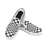 ABSTRACT CASUAL X Men's Slip-on Canvas Shoes (Model 019)