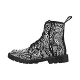 A NOCTURNAL BOOTS Martin Boots for Men (Black) (Model 1203H)