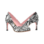 FIGHT IN PINK - WOMEN'S TRADITIONAL 3 INCH HIGH HEEL