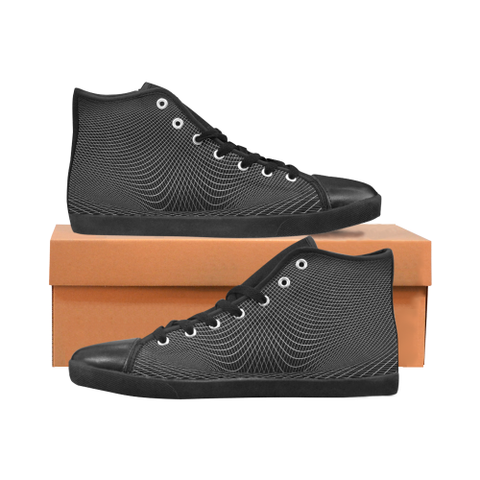 1 - NA222 - M - HIGHTOP Men's High Top Canvas Shoes (Model 002)