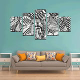 NOCTURNAL ABSTRACT Canvas Wall Art B