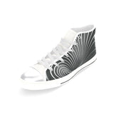 NOCTURNAL W X Women's Classic High Top Canvas Shoes (Model 017)