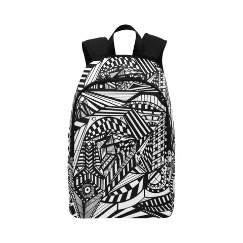 A ABSTRACT CANVAS Fabric Backpack for Adult (Model 1659)
