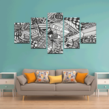 NOCTURNAL ABSTRACT Canvas Wall Art F
